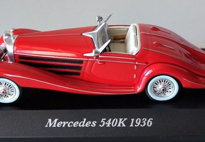 * Miniatura 1:43 "Colecção Carros Clássicos" Mercedes-Benz 540K 1936