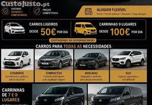 Disponibilizamos todo o tipo de carros ao dia