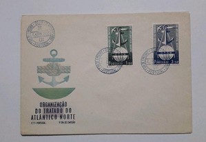 FDC Envelope 1 dia NATO 1952 Portugal