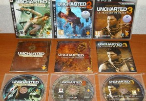 Uncharted 1 2 e 3 PS3