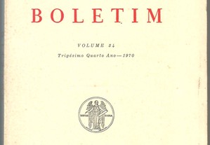 Academia Portuguesa da História - Boletim. Volume 34 - Trigésimo Quarto Ano - 1970