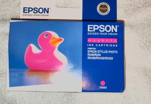 Tinteiro Epson T0553 magenta novo