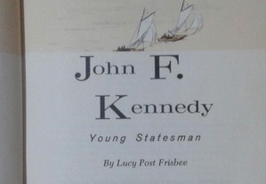 John F. Kennedy Young Statesman Rare book