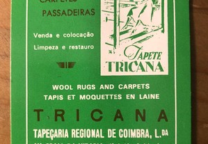 Calendário de Bolso Tricana, Alcatifas, Tapetes, Carpetes e Tapeçarias 1979, Lisboa