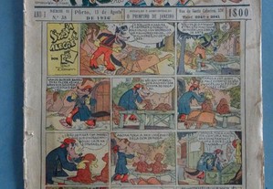 Antiga revista Mickey Revista Infantil Ilustrada nº 38 - Ano 1936