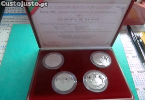 643 - PROOF: VIII Srie Descobrimentos 1997 4X200$00, por 100,00
