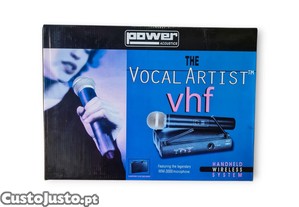 Power Acoustics WM-3000PT (VHF)   Sistema sem fios 1 canal com microfone de cabea + maleta