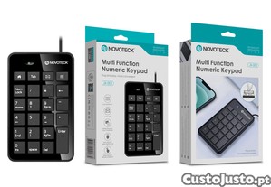 Teclado Numérico Multifuncional NOVOTECK JX-008   Eficiência e Conforto no Trabalho