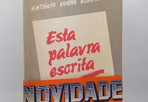 POESIA Açores António Cunha Ribeiro // Esta Palavra Escrita 1987 Signo