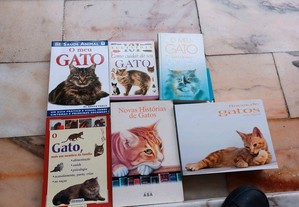 Livros vários sobre ( Gatos)