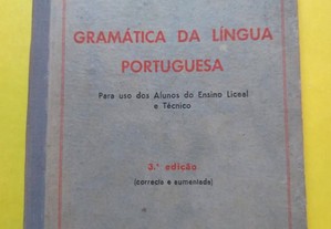 Gramática da Língua Portuguesa-3ª edição