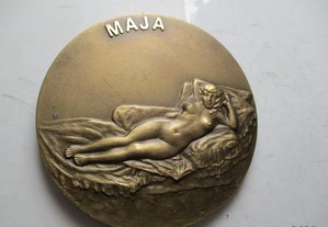 Medalha Maja Nudez Francisco de Goya Of.Envio
