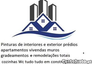 Pinturas exteriores /interiores  remodelações orçamentos 938132308