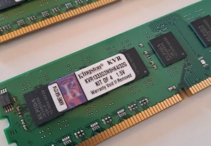 Kit Memórias ram PC 16GB Kingston KVR DDR3 PC3-10666