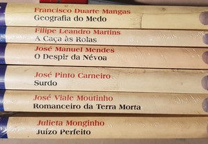 6 Livros "Escritores Portugueses Actuais" (NOVOS, SELADOS)