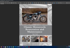 Classic motorcycle restoration