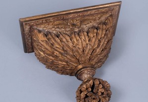 Mísula em madeira estilo barroco