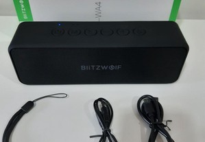 Coluna Bluetooth Blitzwolf / 30W /6h-20h Autonomia/Impermeável (NOVO)