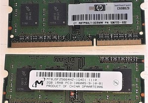 Memória Ram 4GB (2 x 2GB) DDR3