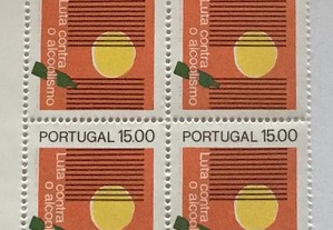 Quadra selos Luta contra o Alcoolismo - 1977