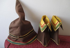 Chapéu e polainas de Duende/Anão