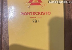 Caixa Charutos cubanos Montecristo novos