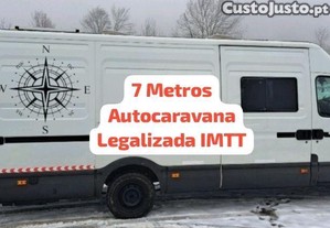 Autocaravana Legalizada Livrete  Iveco 2.8 turbo Extra Longa