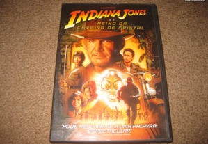 DVD "Indiana Jones e o Reino da Caveira de Cristal" com Harrison Ford