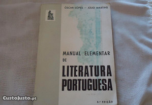 Manual elementar de Literatura Portuguesa