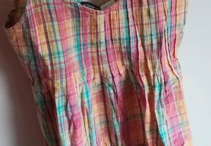 Blusa alças colorida