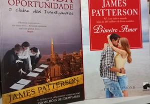 Dois livros novos de James Patterson