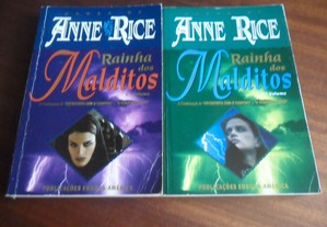 "A Rainha dos Malditos" - 2 Volumes de Anne Rice - 1ª Edição de 1996
