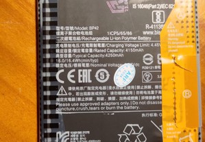 Bateria nova BP42 para Xiaomi 11 Lite