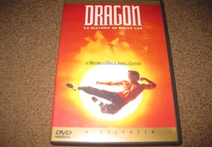 DVD "Dragão: A Vida de Bruce Lee" com Jason Scott Lee/Raro!