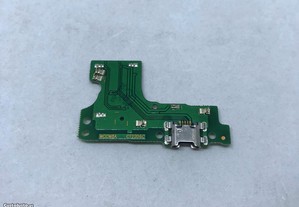 Conector de carga Micro USB com microfone para Huawei Y6 2019 / Y6 Prime 2019