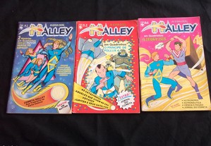 3 Livros revistas BD A Era dos Halley Abril 1985