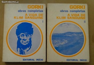 "A Vida de Klim Sanguine" de Máximo Gorki - 2 Volumes