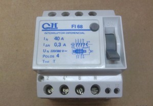 Interruptor Diferencial CH 40A 4P