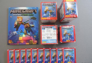 Caderneta vazia e Saquetas Seladas Minecraft