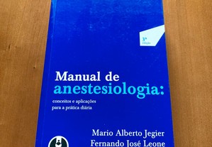 Manual de Anestesiologia 3ª Edição