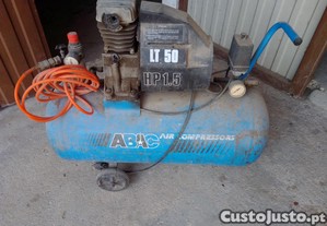Compressor ABAC 50l HP 1.5 usado.