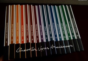 CD Pack-Grandes vozes Americanas-Conjunto de 16 CDs Com livro