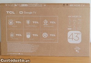 TV TCL 43  NOVA + 6 Anos Garantia