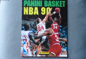 Caderneta de cromos Panini Basket NBA 90 Panini