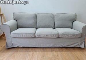 Sofá IKEA EKTORP beje 3 lugares em muito bom estado