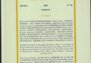 Vária Escrita. Tomo II, N. º 10, Sintra, 2003.