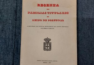 Resenha Das Famílias Titulares Do Reino De Portugal-1991