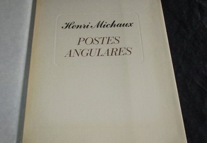 Livro Postes Angulares Henri Michaux tradução de Natália Correia Numerado
