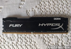 Memória RAM Kingston HyperX Fury DDR4 2133 8GB