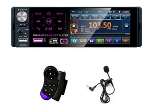 Rádio 1 Din ecrã tátil + RDS + Comando volante + kit